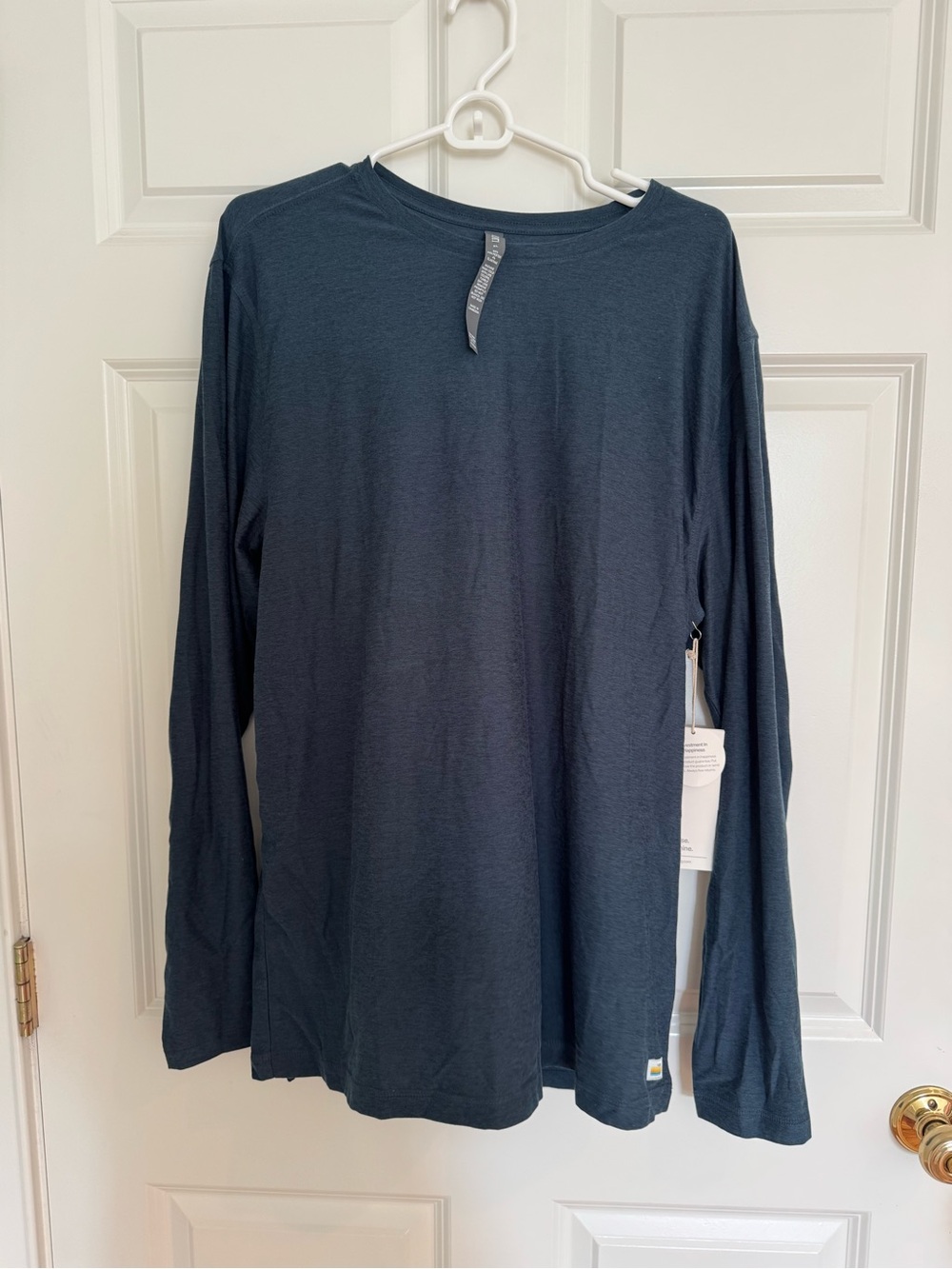 Vuori Long-Sleeve Strato Tech Tee - Deep Teal